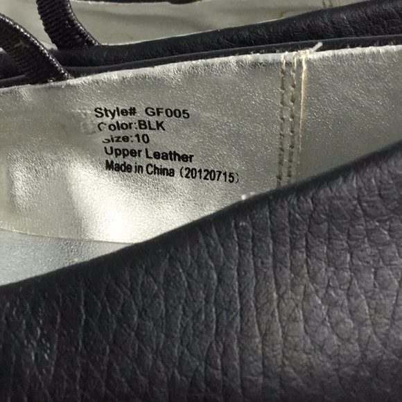 Maggie & Zoe Black Mary Jane Flats Size 10 - Picture 4 of 5